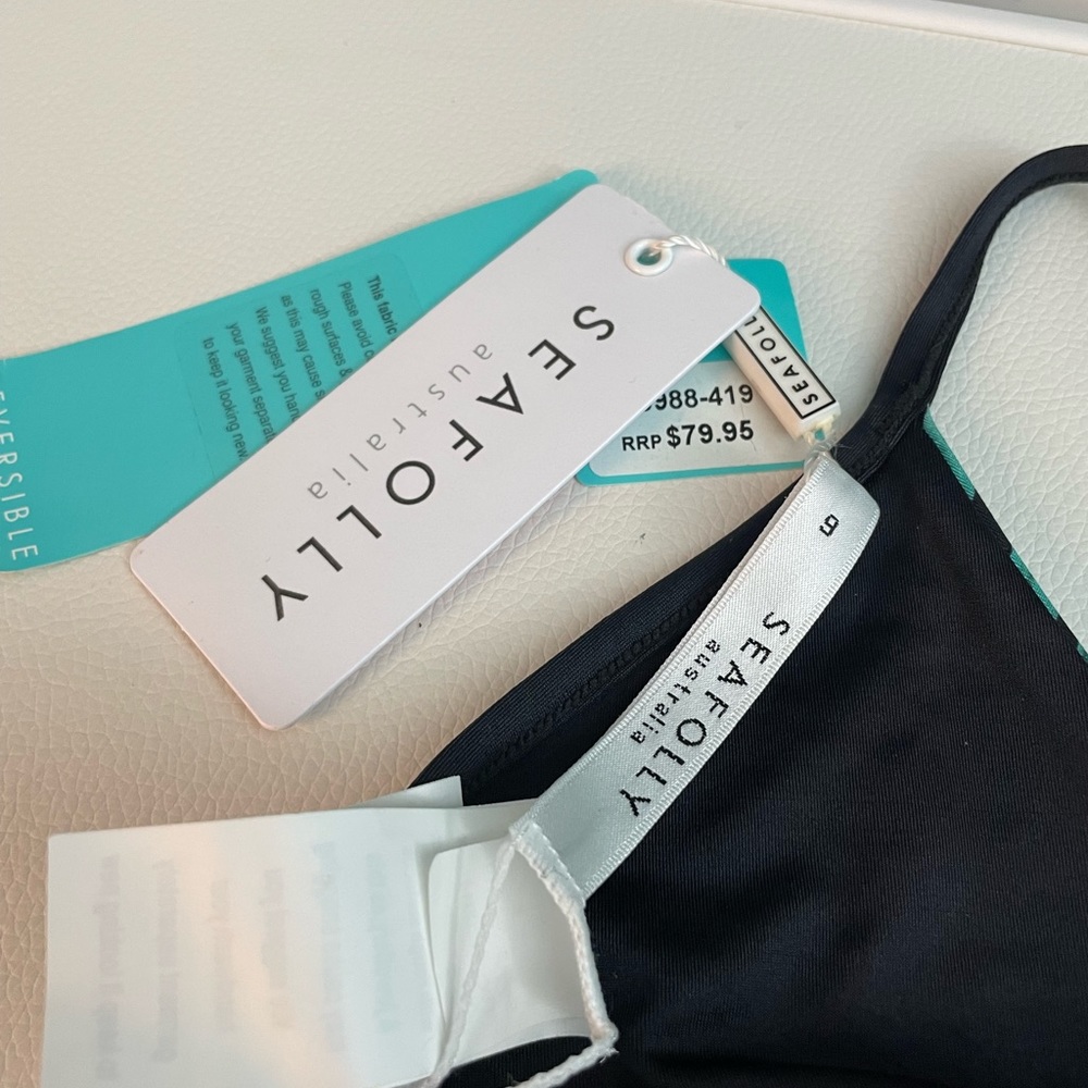 NWT Seafolly Las Palmas bikini top - Picture 4 of 10